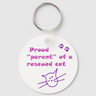 proud cat keychain