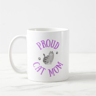 Proud Cat Mom Mug