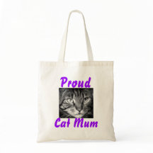 Proud Cat Mum Tote Bag
