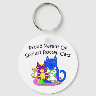 Proud Cat Parent Keychain