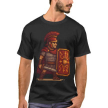 Proud Centurion – Roman Legionnaire in Pixel Art