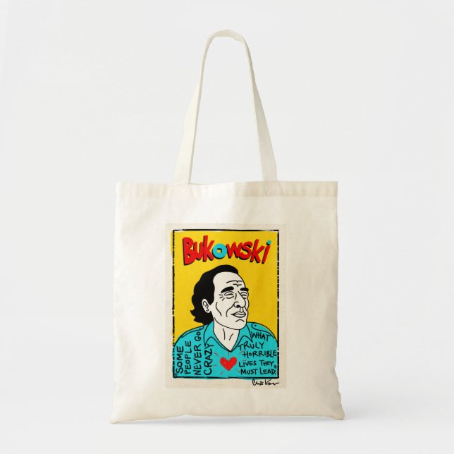 Proud  Charles Bukowski Gift Movie Fans Tote Bag (Front)