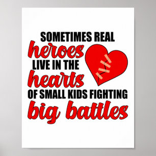 Proud Chd Warrior Congenital Heart Disease Awarene Poster