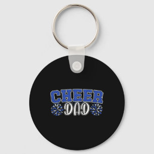 Proud Cheer Dad My Favorite Cheerleader Calls Me D Keychain
