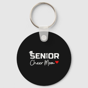 Proud Cheer Mom Of A 2026 Senior Cheerleading Seni Keychain