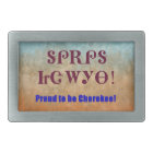 Proud Cherokee Belt Buckle