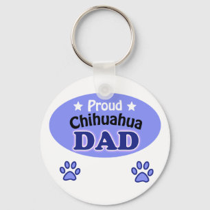 Proud Chihuahua Dad Keychain
