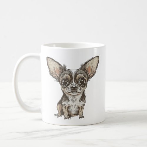 Proud Chihuahua Mom  Funny Dog Coffee Mug