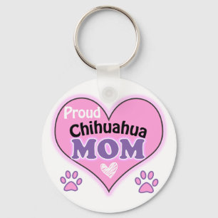 Proud Chihuahua Mom Keychain