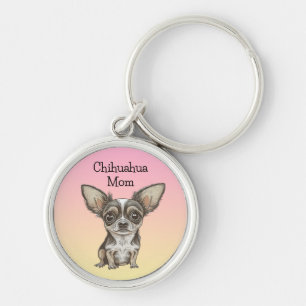 Proud Chihuahua Mom Keychain