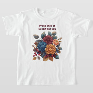 Proud Child Vintage Rich Floral Children's T-Shirt