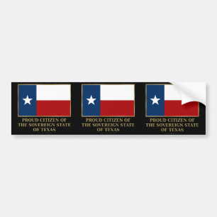 Proud Citizen of Texas Bumper Sticker