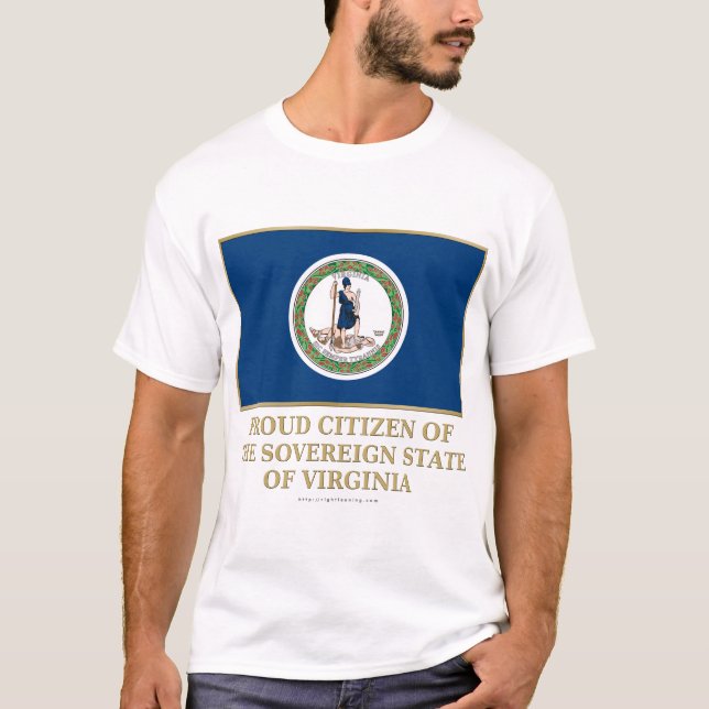 Proud Citizen of Virginia T-Shirt (Front)