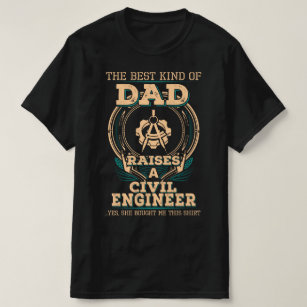 Proud Civil Engineer's Dad  T-Shirt