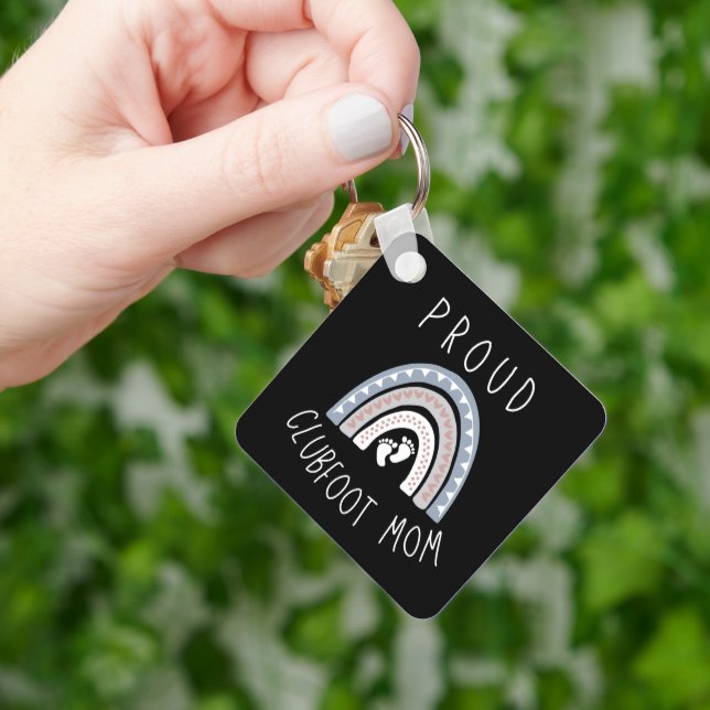 Proud Clubfoot Mom Keychain (Hand)