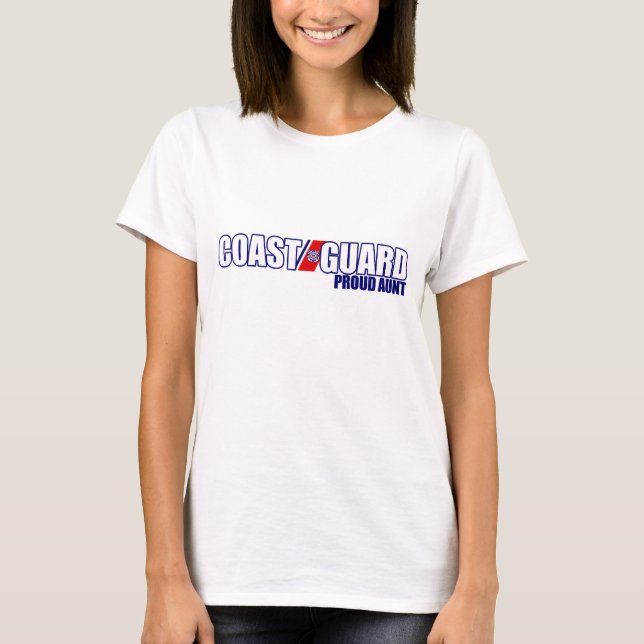 Proud Coast Guard Aunt T-Shirt (Front)
