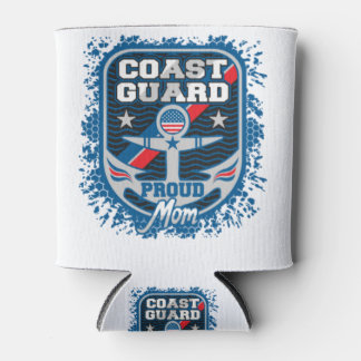 Proud Coast Guard Mom Can Cooler