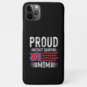 Proud Coast Guard Mom: Support Our Nation's Heroes iPhone 11 Pro Max Case