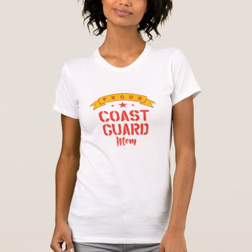 Proud Coast Guard Mom T_Shirt