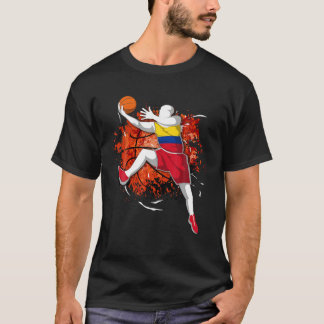 Proud Colombia Basketball Lovers Colombian Nationa T-Shirt