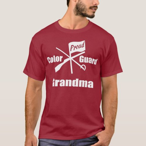 Proud Color Guard Grandma T_Shirt