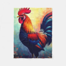 Proud Colorful Rooster