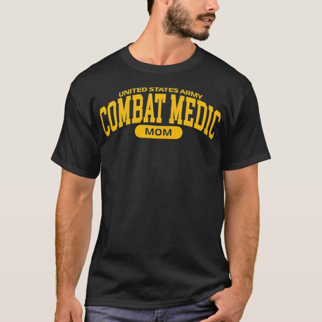 Proud Combat Medic Mom T-Shirt (Front)
