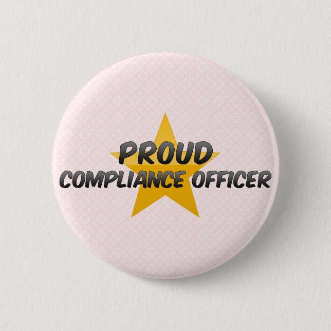 Proud Compliance Officer Button (Front)
