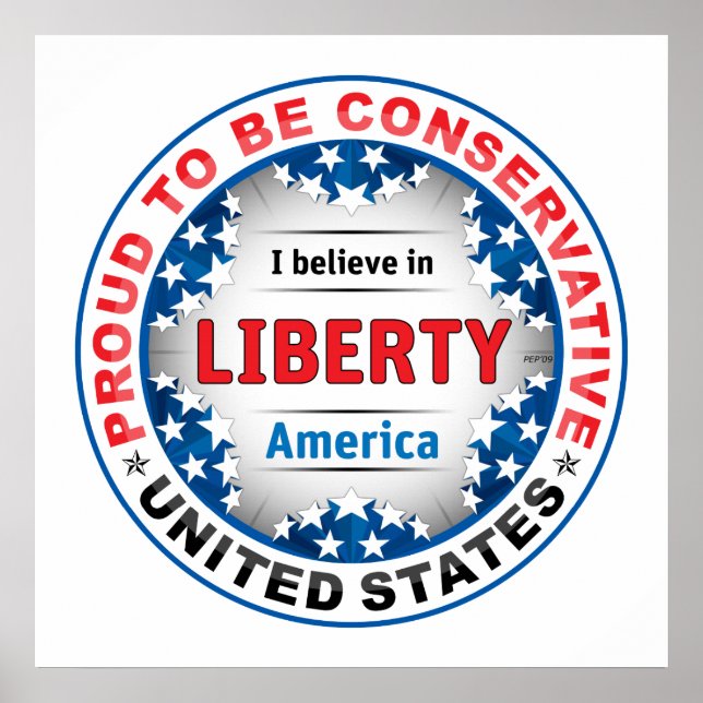 Proud Conservative Poster (Front)