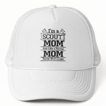 Proud Cool Scout Mom  Trucker Hat