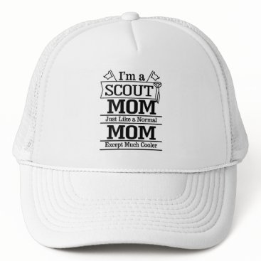 Proud Cool Scout Mom  Trucker Hat