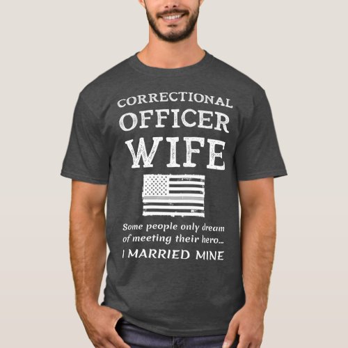 Proud Correctional Officer Wife Prison Guard T_Shirt
