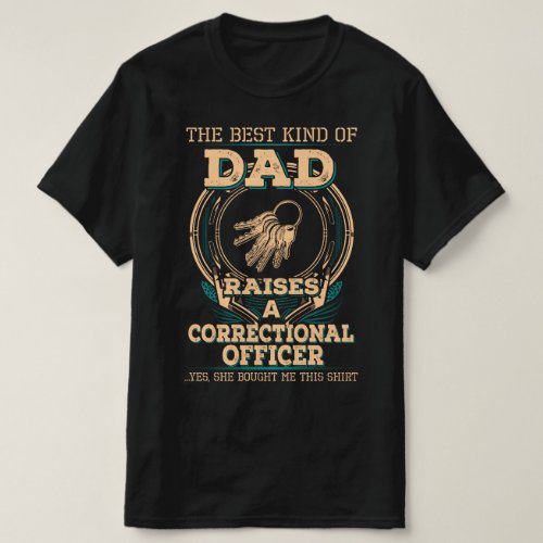 Proud Correctional Officers Dad  T_Shirt