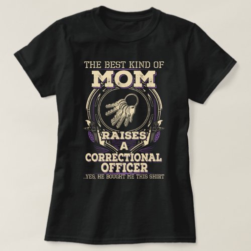 Proud Correctional Officers Mom T_Shirt