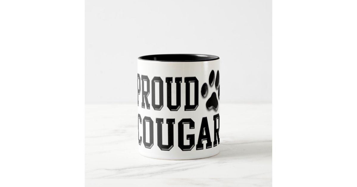 Proud Cougar Two Tone Coffee Mug 