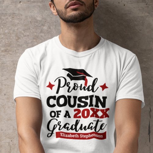 Proud Cousin of 2023 graduate family matching T_Shirt