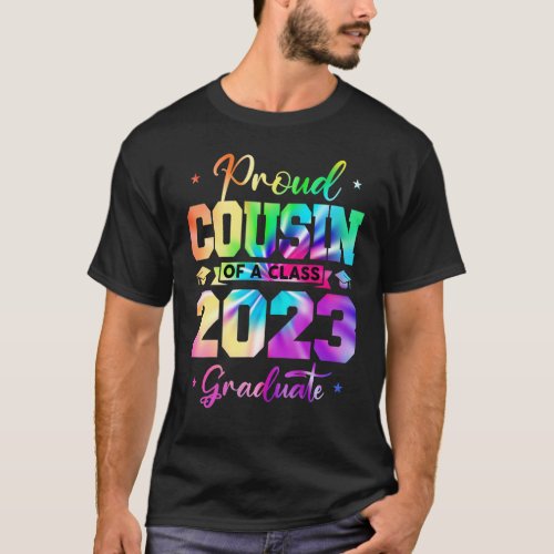 Proud Cousin of a 2023 Graduate Senior 23 Family T T_Shirt