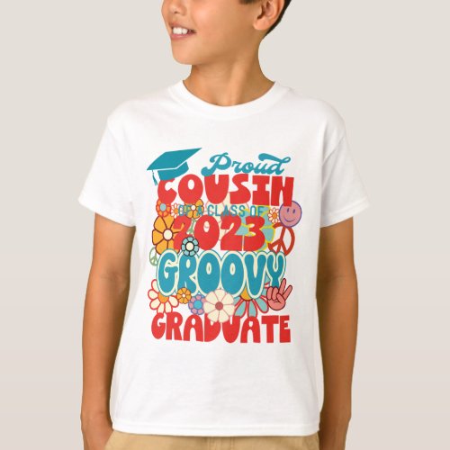 Proud COUSIN of a Class of 2023 Graduate Retro T_Shirt