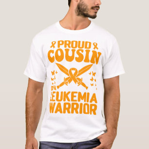 Proud Cousin Of A Leukemia Warrior Awareness T-Shirt
