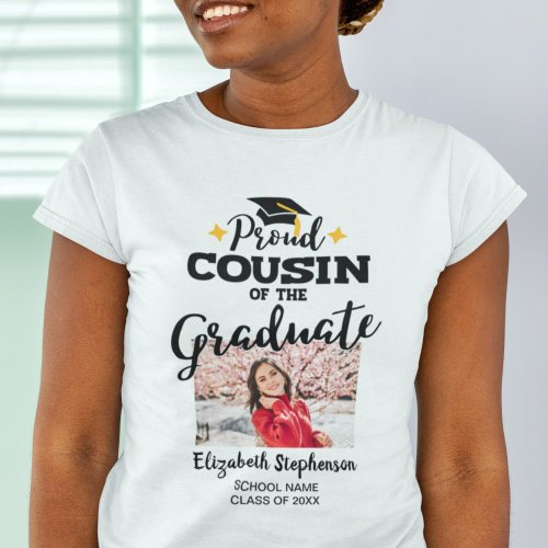 Proud Cousin of the graduate photo name T_Shirt
