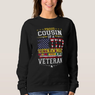 Proud Cousin Vietnam War Veteran Matching Brother Sweatshirt