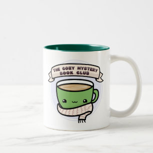 Proud Cozy Mystery Book Club Member Two-Tone Coffee Mug