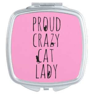 Proud Crazy Cat Lady Vanity Mirror