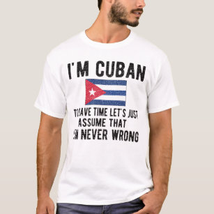 Proud Cuban Heritage Cuba Roots Cuban Flag T-Shirt