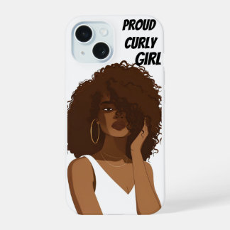 PROUD CURLY GIRL iPhone 15 CASE