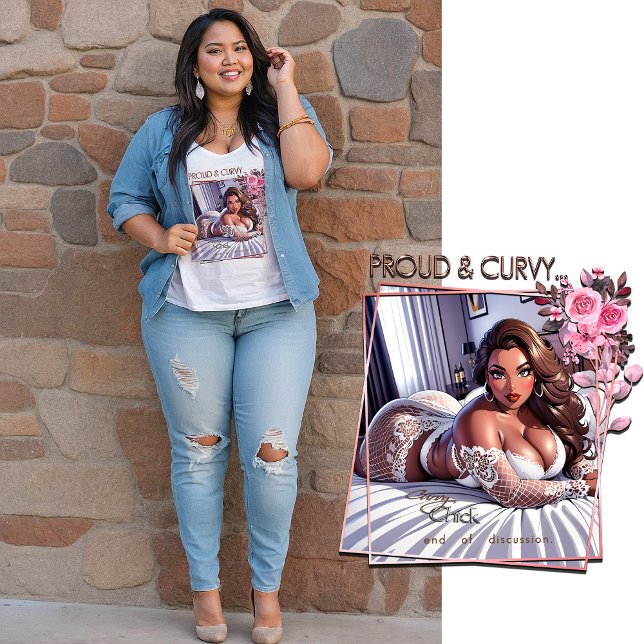 Proud & Curvy Body Positivity Tank Top (Creator Uploaded)