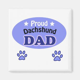 Proud Dachshund dad Magnet