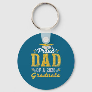 Proud Dad 2026 Graduate Class Keychain