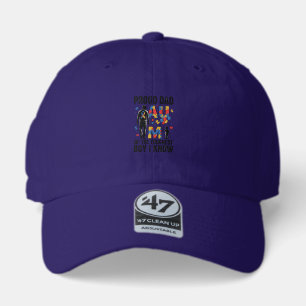 Proud Dad Autism Toughest Boy Vintage Vector Desig 47 Brand Hat
