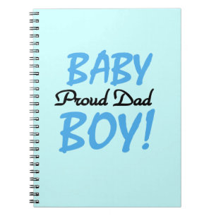 Proud Dad Baby Boy Gifts Notebook